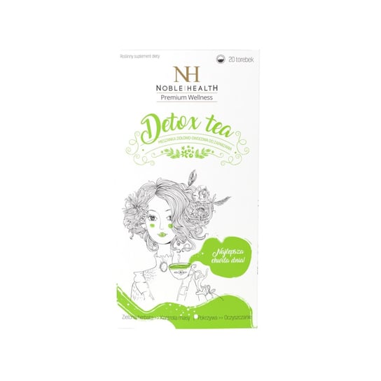 Noble Health, Suplement diety, Detox Tea, 20 torebek Noble Health