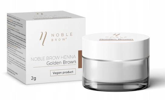 Noble Lashes, Henna pudrowa do brwi, Golden Brown Project Lashes
