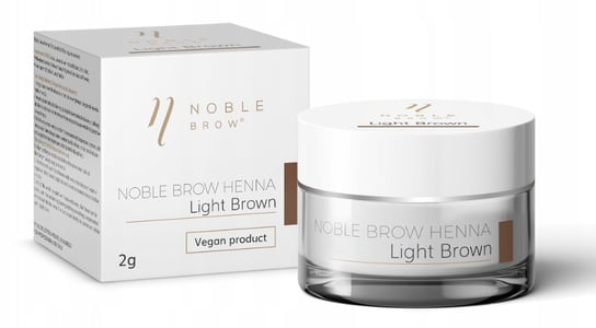 Noble Lashes, Henna pudrowa do brwi, Light Brown Project Lashes