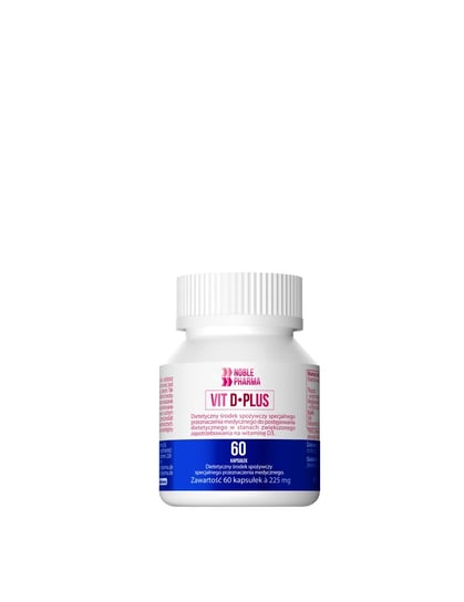 Noble Pharma Vita D Plus, Suplement diety, 60 kaps. Noble Pharma