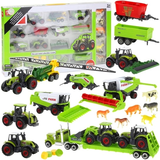 Nobo Kids, Zestaw Pojazdów Rolniczych Ciągnik Traktor Kombajn Nobo Kids