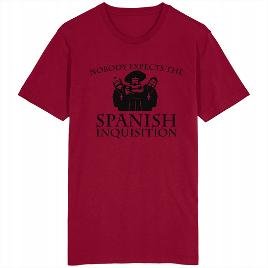Nobody Expects Koszulka Monty Python Święty Graal GILDAN