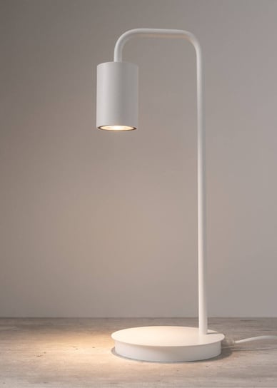 Nocna Lampa Stojąca Luis Minimalistyczna Do Sypialni Biała Sigma