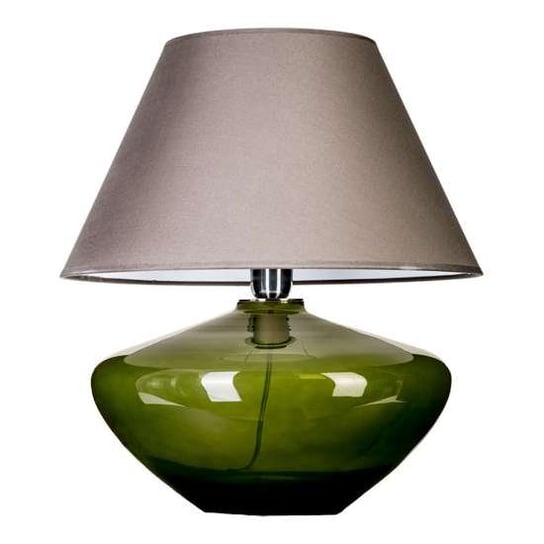 Nocna LAMPA stołowa MADRID L008811206 4Concepts sypialniana LAMPKA stojąca szara zielona 4Concepts
