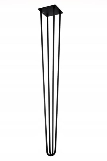 Noga metalowa, czarna, stół 62 cm hairpin 4 pręty Inna marka