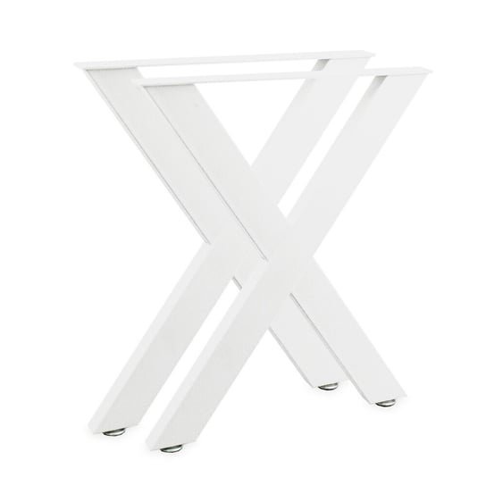 Nogi do stołu w kształcie X 72x60cm stalowe do biurka BITUXX®