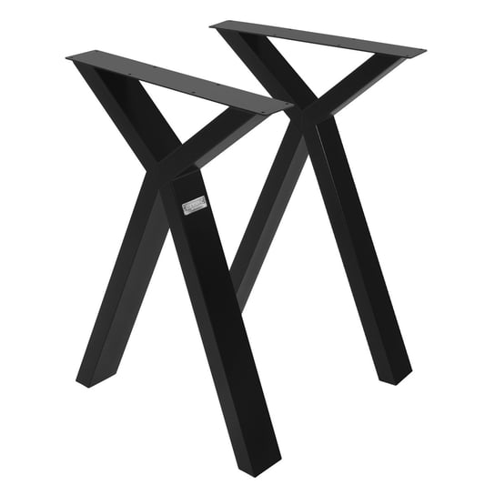 Nogi stołu Prowadnice do stołu Rama stołu Stal Podstawa stołu Podstawa stołu 50x72 cm ML-DESIGN