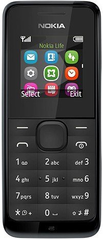 Nokia 105, Telefon Komórkowy, Czarny Nokia