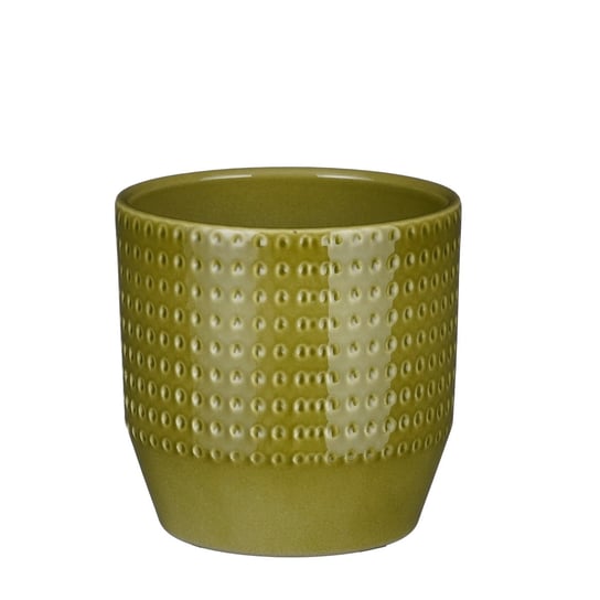 NOLA ceramiczna osłonka ⌀ 13,5 cm - zielona Mica Decorations