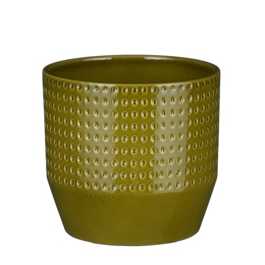 NOLA ceramiczna osłonka ⌀ 16 cm - zielona Mica Decorations