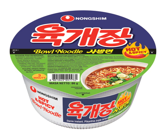 NONGSHIM BOWL - smak Hot&Spicy 86g Nongshim
