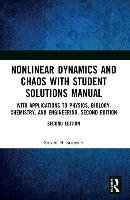 Nonlinear Dynamics and Chaos with Student Solutions Manual Strogatz Steven H.