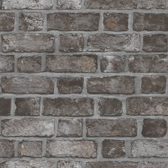 Noordwand Tapeta Homestyle Brick Wall, czarno-szara Homestyle