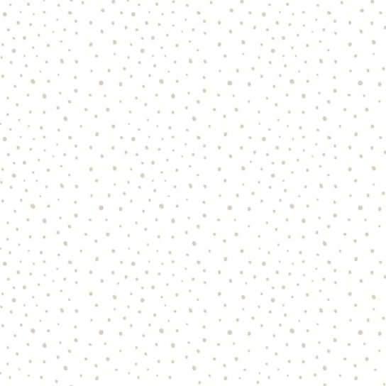 Noordwand Tapeta Mondo baby Confetti Dots, biało-szaro-beżowa Noordwand