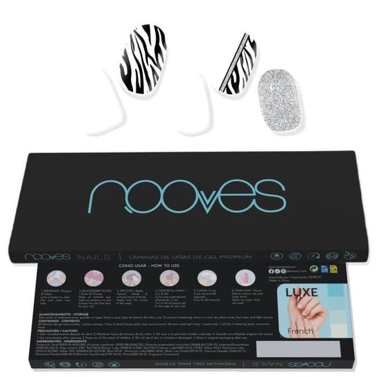 NOOVES NAILS, Premium Gotowe naklejki żelowe na paznokcie Inna marka