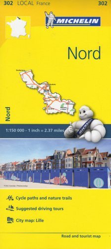 Nord. Mapa 1:150 000 Michelin Travel Publications