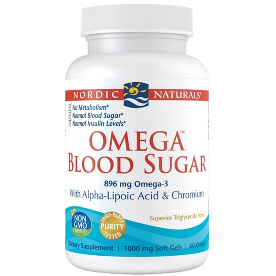 Nordic Naturals Omega 3 Blood Sugar  Suplement diety, 60 kaps. miękkich Nordic Naturals