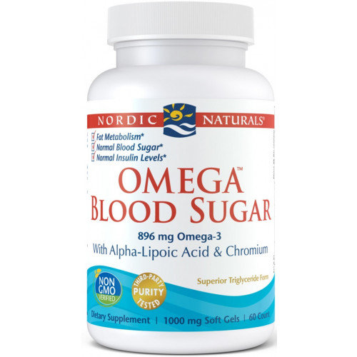 Nordic Naturals Omega 3 Blood Sugar  Suplement diety, 60 kaps. miękkich Nordic Naturals