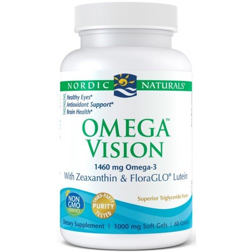 Nordic Naturals Omega Vision z Luteiną i Zeantaksyną Suplement diety, 60 kaps. miękkich Nordic Naturals