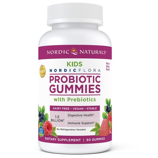 Nordic Naturals Probiotic Gummies Kids probiotyki dla dzieci 1,5 miliarda CFU 60 żelek Nordic Naturals