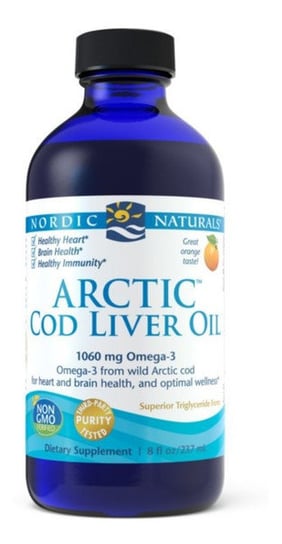 Nordic Naturals, suplement diety Arctic cod liver oil, 237 ml Nordic Naturals