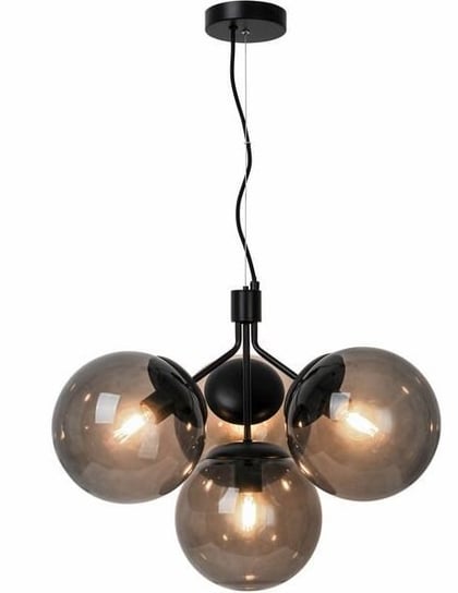 Nordlux Ivona lampa wisząca 4x28W czarna/przydymiona 2112153003 Inna marka