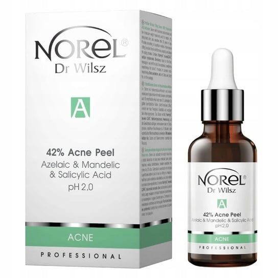 NOREL Kwas azelainowy, migdałowy, salicylowy 42% Acne Peel 30ml Norel