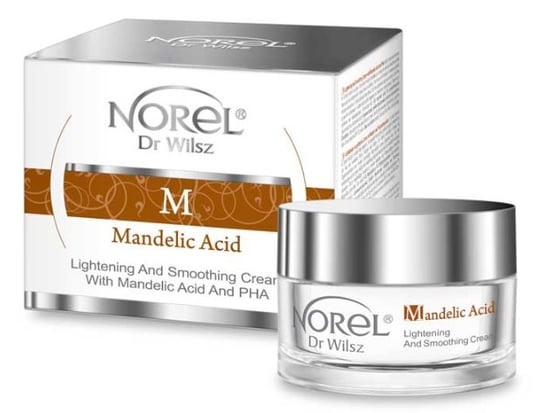 Norel, M Mandelic Acid, krem rozjaśniająco-wygładzający z kwasem migdałowym i pha, 50 ml Norel