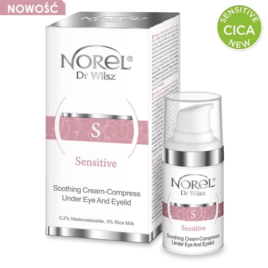 Norel Sensitive, Krem-kompres Łagodzący Na Oczy I Powieki, 15ml Norel
