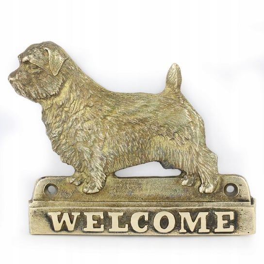 Norfolk Terrier Tabliczka Na Drzwi Welcome Inna marka