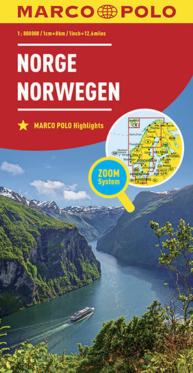 Norge. Norwegen. Mapa 1:800 000 MairDuMont