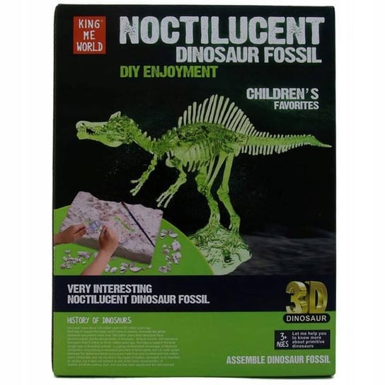 Norimpex, Dinozaur Spinozaur Szkielet 3D Świeci Zrób To Sam Norimpex