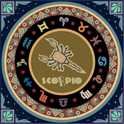 Norimpex, Mandala 7D Zodiak Skorpion 1006583, 30x30 cm Norimpex