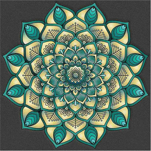 Norimpex, Mozaika z diamencikami Mandala 7D Koło 1006552, 30x30 cm Norimpex
