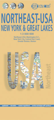 Northeast-USA 5. New York & the Great Lakes 1 : 3 000 000 + City Maps Borch Gmbh