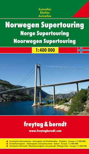 Norwegia. Atlas 1:400 000 Freytag & Berndt