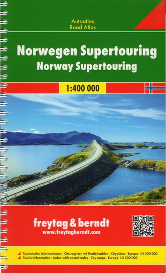 Norwegia. Atlas samochodowy 1:400 000 Freytag & Berndt