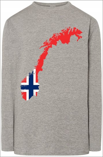Norwegia Flaga Męska Bluza Longsleeve Rozm.4XL Inna marka