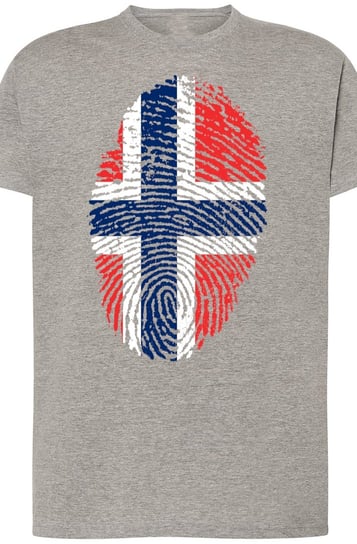 Norwegia Odcisk Palca T-Shirt Męski Rozm.3XL Inna marka