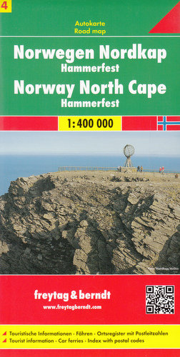 Norwegia Północna. Część 4 . Mapa 1:400 000 Freytag & Berndt