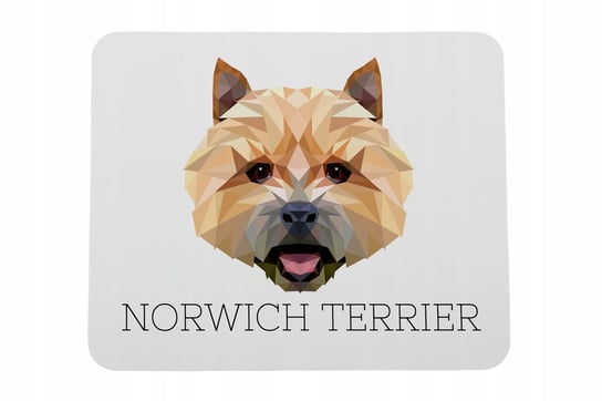 Norwich Terrier geometryczny Podkładka pod mysz Inny producent