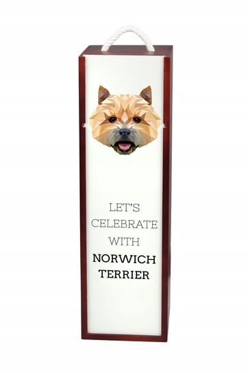 Norwich Terrier geometryczny Pudełko na wino Inna marka