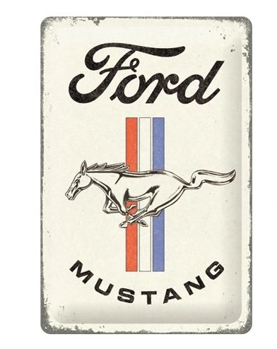 Nostalgic Art 22343 Tablica metalowa Ford Mustang 20x30cm Nostalgic-Art Merchandising Gmb