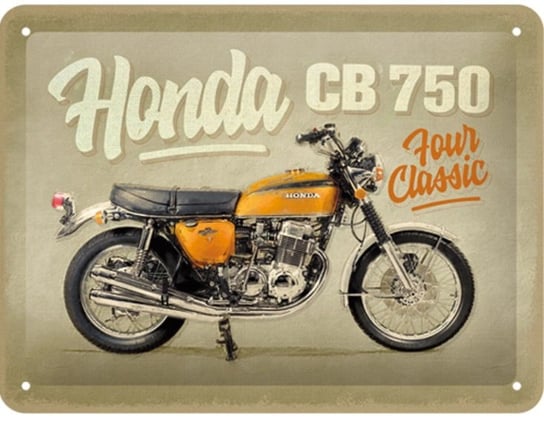 Nostalgic Art 26270 Tablica metalowa Honda CB 750 Four Classic 15x20cm Nostalgic-Art Merchandising Gmb