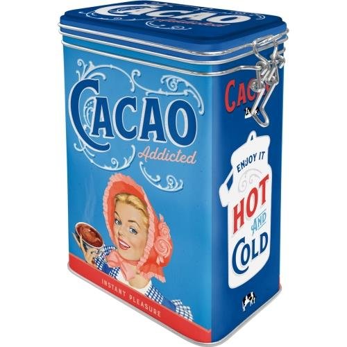 Nostalgic-Art Merchandising Gmb, Puszka z klipsem Cacao Addict Nostalgic-Art Merchandising