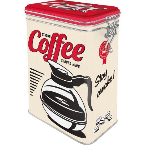 Nostalgic-Art Merchandising Gmb, Puszka z klipsem Strong Coffee Nostalgic-Art Merchandising