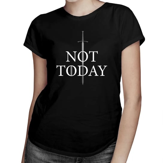 Not today - damska koszulka z motywem serialu Gra o tron Koszulkowy