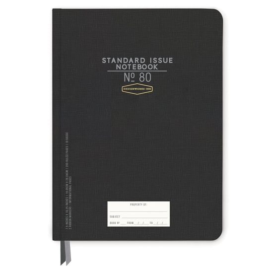Notatnik 200 Stron 'Standard Issue Jumbo - Black' | Designworks Ink DESIGNWORKS INK