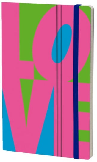 Notatnik Fluo Love21 x 13 cm karton/papier różowy Stifflex