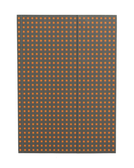 Notatnik gładki, Quadro Grey on Orange, B5 Hartley&Marks Publishers Ltd